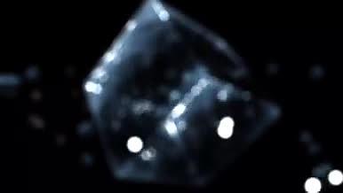 水珠粒子群冰块图片展示开场视频的预览图